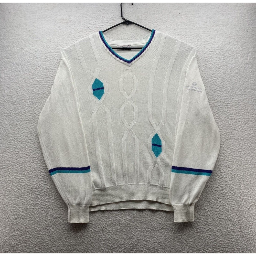VTG Titleist Sweater Mens XL X-Large Diamond Argyle‎ Retro Golf Cricket Scotland